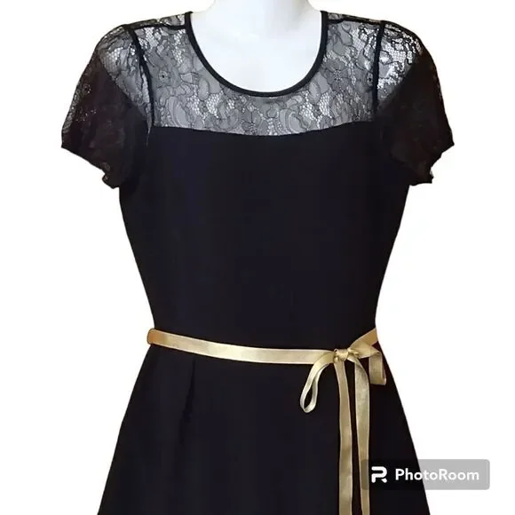 Forever 21 Black Lace One Piece Romper Shorts Sz S Y2K - Picture 2 of 10